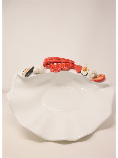 zuppiera a forma di conchiglia in ceramica L'Oasi ceramiche | CONCHIGLIAARAGOSTAARAGOSTA